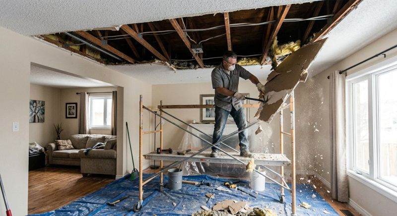 Ceiling Texture Removal Service